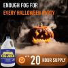 imageESSENTIAL VALUES Fog Machine Fluid 128 FL OZ  1 Gal Fog Juice LongLasting Medium Density Liquid for Water Based Foggers Perfect for 400 Watt to 1500 Machines Outdoor or Indoor Made in USA1 Gal  Medium Density