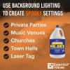imageESSENTIAL VALUES Fog Machine Fluid 128 FL OZ  1 Gal Fog Juice LongLasting Medium Density Liquid for Water Based Foggers Perfect for 400 Watt to 1500 Machines Outdoor or Indoor Made in USA1 Gal  Medium Density