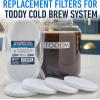 imageEssential Values 8 Pack Cold Brew Coffee Filters  Replacement Coffee Filter Bags  Compatible with Toddy Cold Brew Maker12Pack Filter