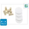 imageEssential Values 8 Pack Cold Brew Coffee Filters  Replacement Coffee Filter Bags  Compatible with Toddy Cold Brew MakerCombo 4PK Filter 6PK Stopper