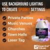 imageEssential Values Fog Machine Fluid  Extreme High Density Fog Juice 128 FL OZ  1 Gallon  WhiteOut Conditions for Water Based Foggers Designed for 700 Watts  Manufactured in USA1 Gal  Extra High Density
