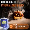 imageEssential Values Fog Machine Fluid  Extreme High Density Fog Juice 128 FL OZ  1 Gallon  WhiteOut Conditions for Water Based Foggers Designed for 700 Watts  Manufactured in USA32 fl oz  Extra High Density