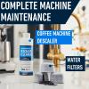 imageEssential Values Universal Descaling Solution 2 Pack 4 Uses Total  12 Filters Designed For Keurig Nespresso Delonghi and All Single Use Coffee and Espresso Machines  Proudly Made In USA
