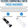 imageEssential Values Universal Descaling Solution 2 Pack 4 Uses Total  12 Filters Designed For Keurig Nespresso Delonghi and All Single Use Coffee and Espresso Machines  Proudly Made In USA