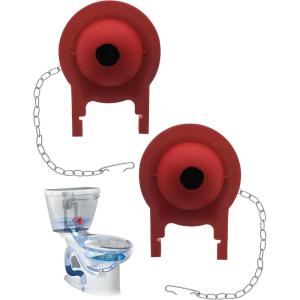 imageEssential Values 2 Pack Compatible with Toto Toilet Replacement Parts  Toilet Flapper 3 inch  Universal for GMax THU499S THU331S THU175S ampamp 2021BP Tank2 Pack Flapper