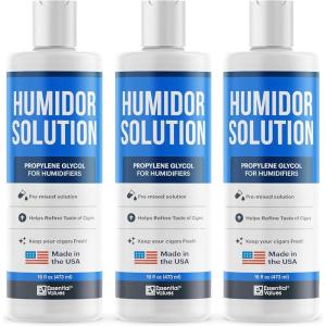 imageEssential Values Cigar Humidor Solution 2 Pack 16oz Propylene Glycol Solution PG Solution For Humidifiers Humidor Accessories and Supplies16 Fl Oz Pack of 3