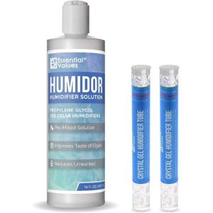 imageEssential Values Cigar Humidor Solution 2 Pack 16oz Propylene Glycol Solution PG Solution For Humidifiers Humidor Accessories and Supplies16 Fl Oz Pack of 1