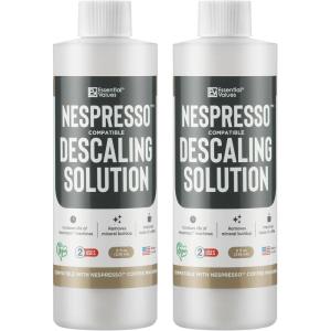 imageEssential Values Descaling Solution for Delonghi Keurig Breville Nespresso 4 Uses  Coffee Machine Descaler Cleaner  Liquid To Descale Automatic Coffee Makers ampamp Espresso MachinesNespresso
