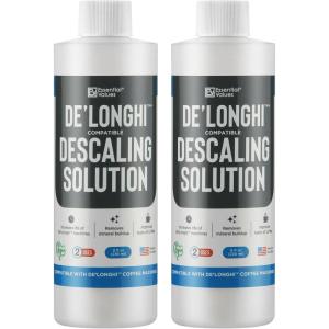 imageEssential Values Descaling Solution for Delonghi Keurig Breville Nespresso 4 Uses  Coffee Machine Descaler Cleaner  Liquid To Descale Automatic Coffee Makers ampamp Espresso MachinesDelonghi