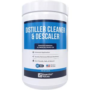 imageEssential Values Distiller Cleaner Descaler  2 LBS Water Distiller Cleaner  Citric Acid for Cleaning Powder for Distilling Machines Kettles  Remove Limescale ampamp Mineral Buildup32 Ounce Pack of 1