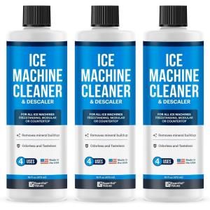 imageEssential Values Ice Machine Cleaner and Descaler 16 fl oz  Ice Maker Cleaner Compatible with All Major Brands Scotsman KitchenAid Affresh Opal Manitowoc  3 pack Sanitizer