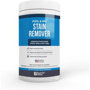 imageEssential Values Swimming Pool ampamp Spa Stain Remover 2 LBS  Compatible with Vinyl Liners Fiberglass ampamp Metals  Effective Formula Removes Rust ampamp Tough StainsSingle Pack