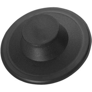 imageKitchen Sink Stopper for Garbage Disposals STPSS 338quot Inches  Stainless Steel Sink Plug Replacement Rubber Seal for Drain Sizes 35quot  Compatible wInsinkerator Kohler Garbage Disposal CoverSingle Pack  Black