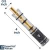 imageEssential Values 1225 Replacement Cartridge for Moen  Aftermarket Replacement Compatible with One Handle Kitchen and Bathroom Sink Faucets Slick Polished Finish  Fine Metal