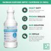 imageEssential Values 2X Refill Septic Treatment Solution Compatible with InSinkErator Septic Assist Bio Charge Evolution Models Septic Shock and Tank Cleaner1 Fl Oz Pack of 2