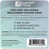 imageEssential Values Shower Handle Replacement  Compatible with Moen Shower Knob Replacement 100710 ampamp Tub  Compatible with Moen Posi Temp Handle Kit