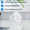 imageEssential Values Shower Handle Replacement  Compatible with Moen Shower Knob Replacement 100710 ampamp Tub  Compatible with Moen Posi Temp Handle Kit