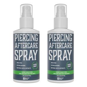 image2 Pack Piercing Aftercare Spray 8 OZ Per Bottle  Gentle on Contact  Made in USA8 Fl Oz Pack of 2