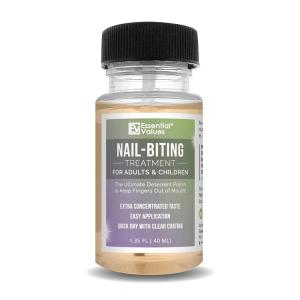 imageNailBiting Treatment for Kids ampamp Adults 135 FL OZ  MADE IN USA   Prevent Thumb Sucking and Stop Nail Biting Kick the Naughty Habit in 30 Days with Our Deterrent Polish by Essential Values