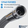 imagePullout Replacement Spray Hose for Moen Kitchen Faucets  159560 Beautiful Strong Nylon Finish  Sized Right at 55quot Inches Fits in Place of Moen 159560 Faucet Hose by Essential Values