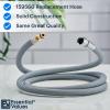 imagePullout Replacement Spray Hose for Moen Kitchen Faucets  159560 Beautiful Strong Nylon Finish  Sized Right at 55quot Inches Fits in Place of Moen 159560 Faucet Hose by Essential Values